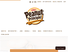 Tablet Screenshot of peanutprinciple.com
